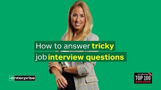 How to answer tricky job interview questions [upl. by Monroy]