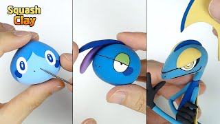 Pokémon Sword amp Shield Clay Art Sobble line Water type Pokémon [upl. by Iniretake642]