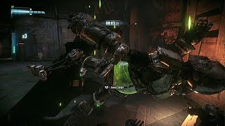 BATMAN ARKHAM KNIGHT Panessa Studios Robot Fight Riddler Trophy [upl. by Snyder76]