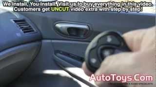 Honda Civic Remote Start 20062011 DEI Idatalink Bypass and Doorlocks by AutoToyscom [upl. by Jacky842]