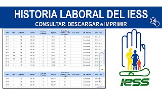 Historia Laboral del IESS Consultar y Descargar [upl. by Avad507]