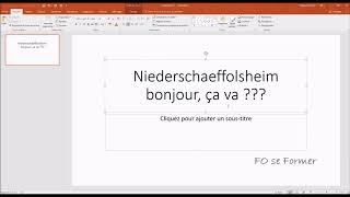 PowerPoint  insertion automatique et correction automatique [upl. by Euqnimod955]