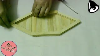 How to make Popsicle Stick Ship DIY  Popsicle Stick Craft 0 Ice cream Stick Craft [upl. by Notgnirrac434]