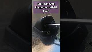 🚙Semprotan wiper nosel kaca depan Aerio diy wiper spray nozzle [upl. by Kain]