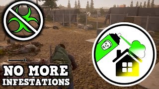 THE BEST WAY TO CLEAR INFESTATIONS  STATE OF DECAY 2 [upl. by Ajit617]