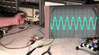 LC Resonance Oscilloscope Demo [upl. by Aifoz777]