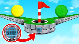 Fooling my Friends with HIDDEN TROLL HOLE In Golf It [upl. by Dranrev]