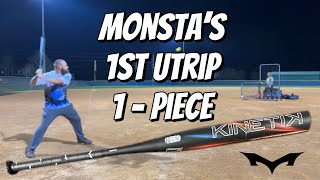 Monsta Kinetik Softball Bat Review [upl. by Ecirbaf]