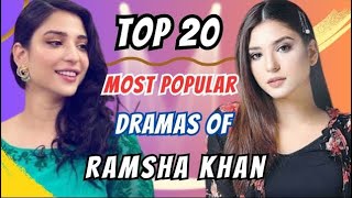 Ramsha Khan Mega Hit Dramas  Ramsha Khan Drama List  Pakistani Actress  Best Pakistani Dramas [upl. by Yaron]