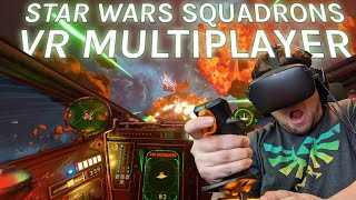 STAR WARS SQUADRONS VR  Multiplayer Gameplay Livestream PC VR w Flight Stick [upl. by Martinez]