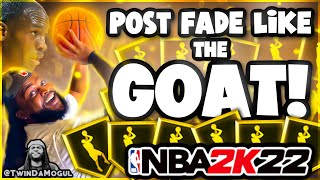 How To Post Fade in NBA 2K22 [upl. by Aitak]