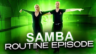 Samba Basic amp Samba Advanced Routine  Ballroom Mastery TV [upl. by Eetak774]