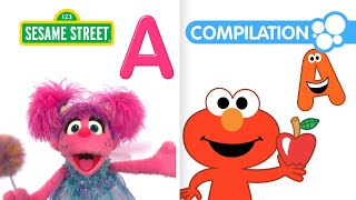 Sesame Street All About the Letter A  Alphabet Compilation [upl. by Husch69]