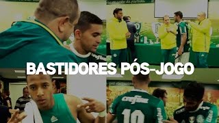 O vestiário do Palmeiras após a vitória sobre o Corinthians [upl. by Benzel]