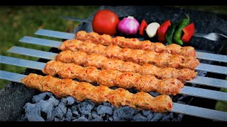 Chicken Adana Kebab Turkish Recipe  International Cuisines [upl. by Patricio]