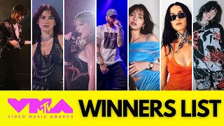 MTV VMAs 2024  Complete Winners List [upl. by Esahc]