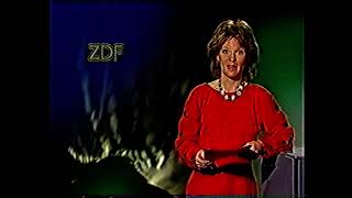 ZDF Logo Standbild  Ansage Programmansage 80er 90er [upl. by Novel]