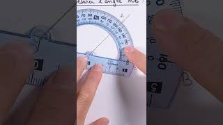 Comment MESURER un angle avec le rapporteur [upl. by Oznofla365]