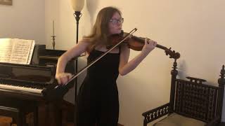 Ursula Parker Violin from Introduction and Rondo Capriccioso SaintSaëns songsofcomfort [upl. by Teodorico261]