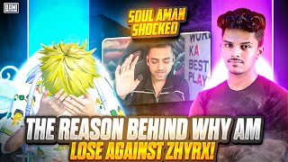 The Reason Behind  Why Am Lose Against Zhyrx Gaming 💔  BATTLE GROUNDS MOBILE INDIA 🇮🇳 [upl. by Eliason193]