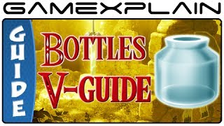 Zelda A Link Between Worlds  All Bottle Locations Guide amp Walkthrough [upl. by Pani]