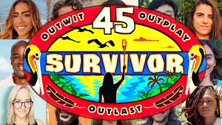 SURVIVOR SEASON 45 TRIBE BREAKDOWN [upl. by Rapsag]