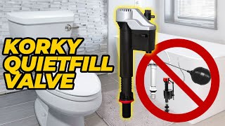 Korky QuietFILL Review PLATINUM EDITION Toilet Fill Valve [upl. by Riddle]