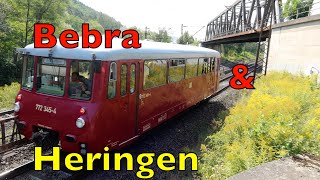 Ferkeltaxi Sonderfahrt in Bebra und HeringenWerra mit ENB Eisenbahn Nostalgiefahrten Bebra eV [upl. by Eira]