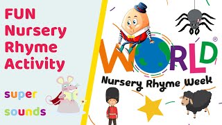 Fun Nursery Rhyme activity for preschoolers [upl. by Aizirk]