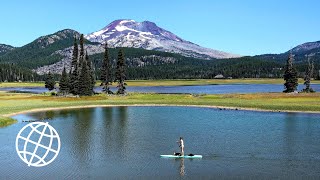 Oregon Cascades USA Amazing Places 4K [upl. by Ahsropal]