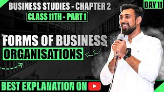 Forms of business organisations  Chapter 2  Business Studies  Class 11  Part 1 [upl. by Taddeusz]