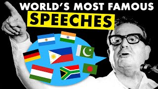 The Worlds Most Famous Speeches chosen by YOU [upl. by Llerdnam295]