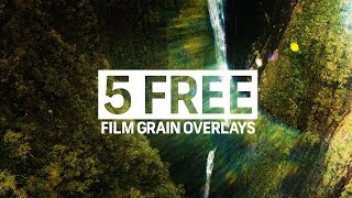 FREE Film Grain Overlays  Free Assets and Elements [upl. by Syla]