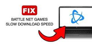 Fix BattleNet Games Slow Download Speed  Download Faster  2024 Quick And Easy [upl. by Alguire]