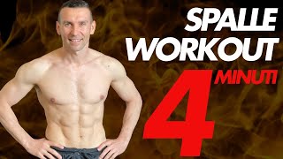 Spalle Workout in Casa 4 minuti [upl. by Ojeitak]