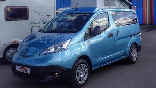 Hillside Leisure Dalbury the electric campervan based on Nissan eNV200 [upl. by Aluino]