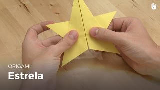 Como fazer Origami  Estrela [upl. by Acnairb]