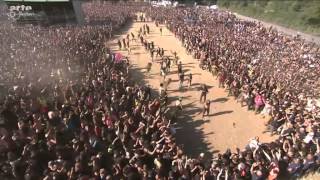 DAGOBA HELLFEST 2014 Wall Of Death [upl. by Crescint]