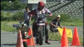 Ehime Dunlop Cup Moto Gymkhana Husqvarna SM450R Toshiki Shinohara [upl. by Haland]