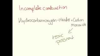 Hydrocarbons Complete and Incomplete Combustion [upl. by Willi]