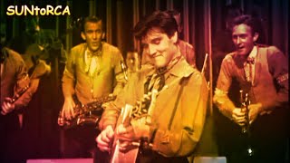 Elvis Presley  I Need Your Love Tonight Colourised Video Edit [upl. by Sharia]