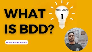 1  What is BDD Behaviour Driven Development [upl. by Solita]