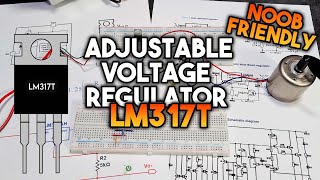 LM317T Adjustable Voltage Regulator [upl. by Aloap]