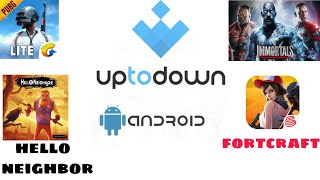 How to download uptodown app for Android apk [upl. by Enitnelav498]