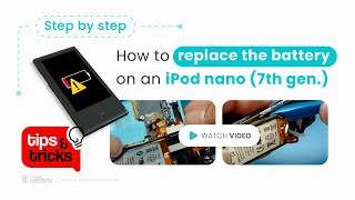 How to replace the battery on iPod Nano 7th gen Tips and Tricks 94 [upl. by Etheline919]