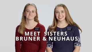 Meet Sisters Bruner amp Neuhaus Latterday Saint missionaries [upl. by Ahseral]