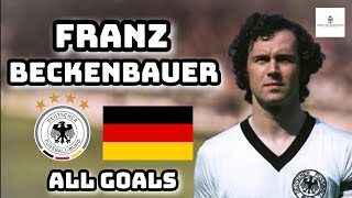 Franz Beckenbauer  Goals for Germany [upl. by Meekyh994]