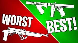 RANKING EVERY SMG IN BF1 FROM WORST TO BEST  Battlefield 1 [upl. by Onej]