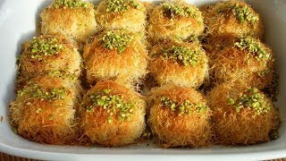 Cup Kadayif Recipe with Walnut and Pistachio [upl. by Donatelli]