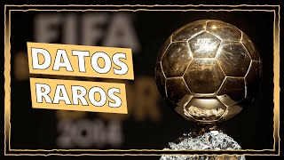 TOP 11 CURIOSIDADES raras del BALON de ORO  Futbol Records [upl. by Atir28]